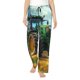 thumbnail image 1 of Balery Green Tractor Field Pantalones de pijama para mujer, pijamas ultraligeros, pantalones de estar por casa-Small, 1 of 6
