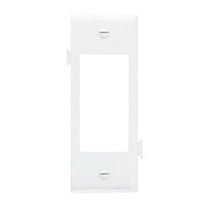 Pass and Seymour PJSC7I Ivory Semi-Jumbo Single Receptacle Sectional Center Wall Plate