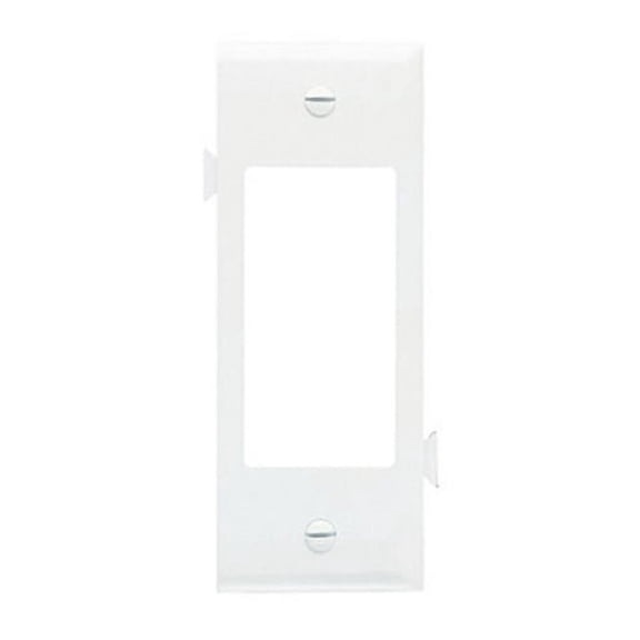 Pass and Seymour PJSC7I Ivory Semi-Jumbo Single Receptacle Sectional Center Wall Plate