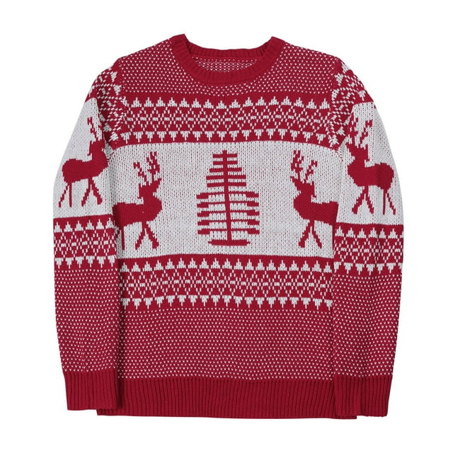 Chandail de Noël pour Femmes Col Rond Cardigan Mode Chandail en Molleton Moelleux Chaud Mignon Graphique Imprimé Tricoté Mi-Long Fermeture Manteau Tricoté Doux