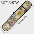 thumbnail image 3 of Yayeee Double Oven Mitt Kitchen Heat Resistant Baking 35" x7" Quilted Glove, Pink Floral Wave, 3 of 6