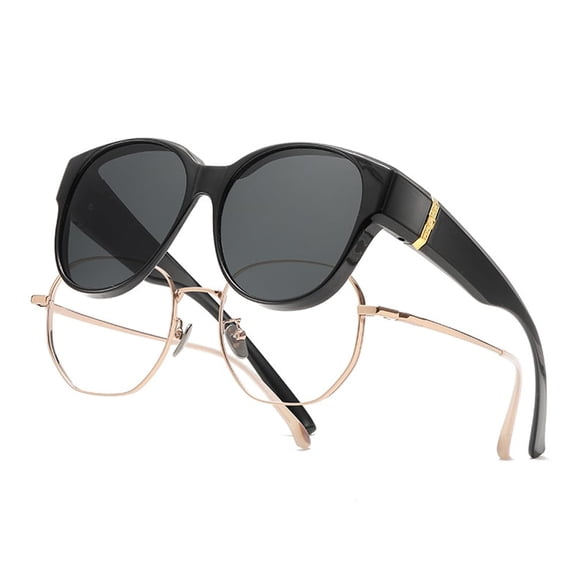 2026 New Fit Over Sunglasses for Women Men, Polarized Oversized Lenses, UV400 Protection for Driving, Fishing & Outdoor