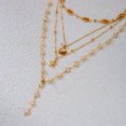 thumbnail image 6 of NICKSUN Boho Summer Beach Layered Necklace, Multilayer Starfish Scallop Pearl Y-Drop Long Chain, Colorful Enamel Rhinestone Ocean Stackable Statement Jewelry, 6 of 7