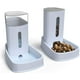 thumbnail image 1 of Dispensador automático de croquetas/fuente de agua-3.8Lx 2 piezas - comida para perros/gatos/accesorios para tazones de comida para mascotas Adepaton WL-00433, 1 of 7