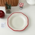 thumbnail image 2 of Salad Plate Set, Porcelain Lunch Plate Set, Microwave Safe Dessert Plate, 2 of 7