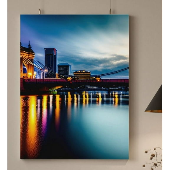Invisible City - City Scene Canvas Wall Art