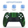 thumbnail image 4 of Skin Sticker for PS5 Slim Standard PS5 Pro Disc Digital Edition Console and Controllers Decals for Playstation 5 (Green Timeline ,PS5 Pro Standard), 4 of 5