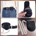 thumbnail image 5 of 1pc Imitation Leather Watch Pouch Watch Pocket Protector Holder with Iron Chain 440mm, 5 of 9