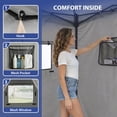 thumbnail image 4 of EAGLE PEAK Flex Ultra Compact 4 ft x 4 ft Pop-up Changing Room Canopy, Portable Privacy Cabana, 4 of 10