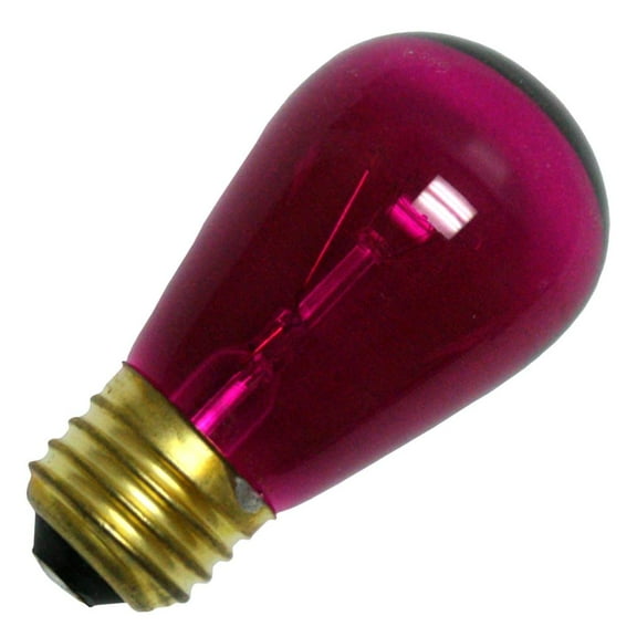 General 10776 - 11S14/TPK 130V Standard Screw Base Colored Scoreboard Sign Light Bulb