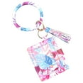 thumbnail image 1 of Jewelry On Clearance Large Bracelet Keychain Card Holder Tassel Bangle Key Ring Wristban With Wallet Multicolor, 1 of 2