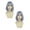 B, variant on Blonde Bob Wig with Bangs - Short Straight Synthetic Wig for Women, Heat Resistant Fiber, Inside Curl Bob Style, Natural Looking Full Head Wig, Women Wig, Fashion Wig, Daily Wear Wig