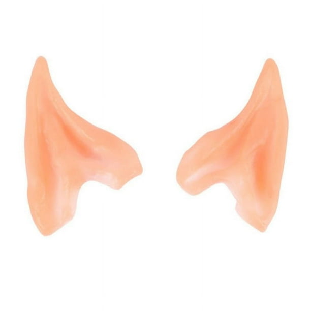 Puntas para las orejas de regalo puntiagudas, disfraces, orejas, herramientas de belleza protésicas de Halloween, poste de barbero, capucha puntiaguda protésica (talla única)