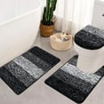 thumbnail image 6 of Ileading Traditional Bath Rug Set 3 Piece Microfiber Washable Bathroom Rug Set, 6 of 10