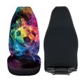 thumbnail image 6 of POLERO Non-Slip Car Seat Covers for Most Cars, Comfort Decorative Car Front Seat Cover Polyester Set of 2, Colorful Soccer, 6 of 13