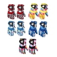 thumbnail image 4 of Bearachild 2 piezas de guantes de nieve para niños, artículos deportivos antideslizantes, guantes gruesos para deportes de invierno a prueba de viento, Suministros térmicos cian L Bearachild HA059843-06B, 4 of 6