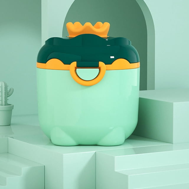 de fórmula para bebés a prueba de humedad Contenedor de alimentos para almacenamiento de refrigerios es de , verde Baoblaze Dispensador de fórmula