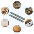 thumbnail image 2 of 20" Heavy SlideS Three-Section Track Heavy-Duty Lock Slide Rail for Tool Cabinet, 2 of 13