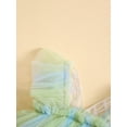 thumbnail image 4 of Bagilaanoe Newborn Baby Girl Rompers Dress Fly Sleeve Bodysuits 3M 6M 12M 18M 24M Infant Mesh Patchwork A-line Tulle Skirt Summer Clothes, 4 of 9