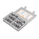 thumbnail image 4 of Kit surtido de 250 tuercas remachables de acero inoxidable 304 con cabeza plana, M3, M4, M5, M6, M8 y M10., 4 of 14