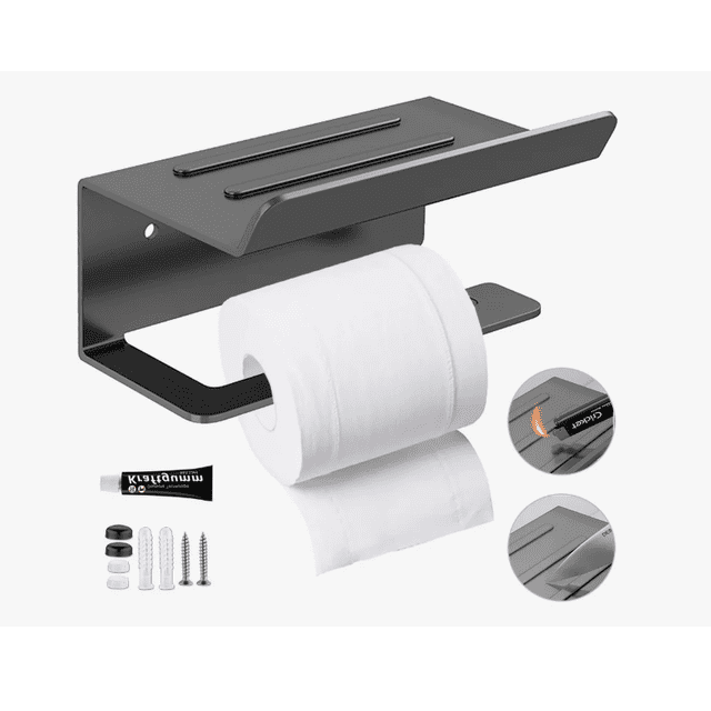 Porta-rollo De Acero Inoxidable Soporte De Papel
