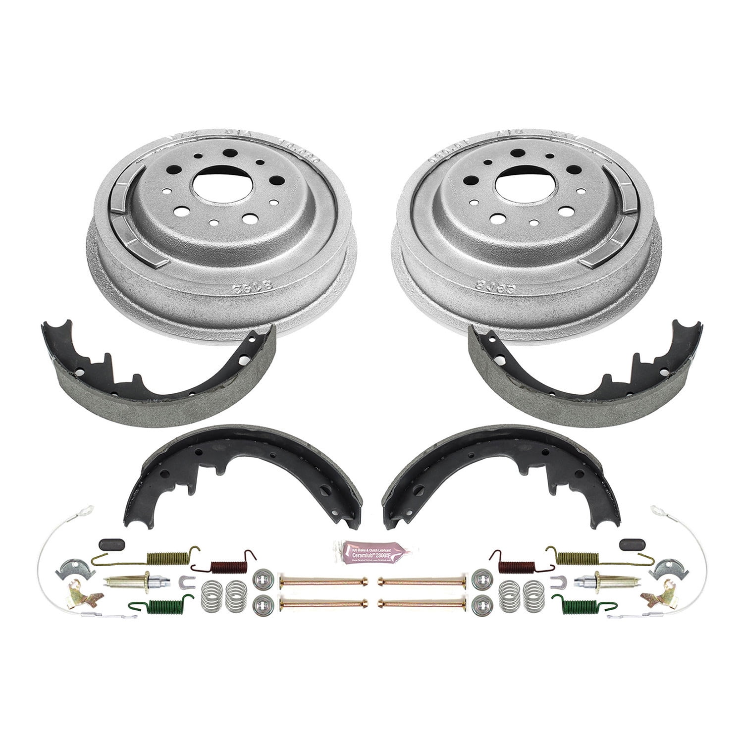 Power Stop Rear Stock Replacement Drum and Shoe Kit KOE15270DK
