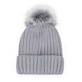 thumbnail image 4 of GZWYHT Beanies,Beanie Hats Women Winter Hats Thick Cable Women Hat Warm Fleece Lined Knitted Soft Cap Winter Hats,Hats for Women Grey, 4 of 8