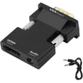 thumbnail image 1 of GHSDFBB HDMI to VGA Adapter，with Audio 1080P HDMI Female to VGA Male Converter Adapter 3.5mm Audio Cable for TV Stick, Roku, Laptop, PC, Projector, TV, Monitor, Digital Camera, Etc, 1 of 6
