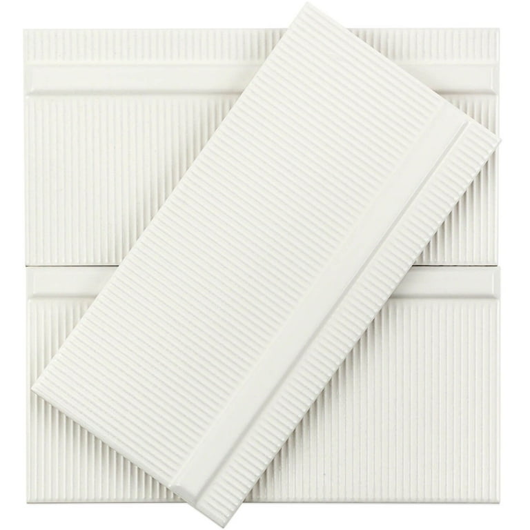 Bond Tile Index Reverb Hueso 4 in. x 8 in. Polished Ceramic Wall Tile (50 Pieces 10.76 Sq. Ft. / Case) Bond Tile Index Reverb Hueso 4 in. x 8 in. Polished Ceramic Wall Tile (50 Pieces 10.76 Sq. Ft. / Case)