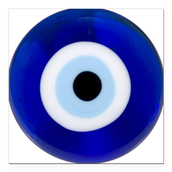 CafePress - Nazar Amulet Evil Eye Protection - Square Car Magnet 3" x 3"