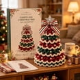 thumbnail image 4 of Crochet Christmas Tree Kit, DIY Beaded Christmas Tree Kit, Crochet Christmas Craft for Adults and Beginners, Handmade Woven Christmas Tree for Christmas Home Decor, 4 of 7