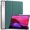 dark green, variant on Magnetic Auto Sleep Wake Hard Cover for Tab Plus 12.7" / Pad Pro AI TB350FU, PU Leather Protective Tablet Case,Dark Blue