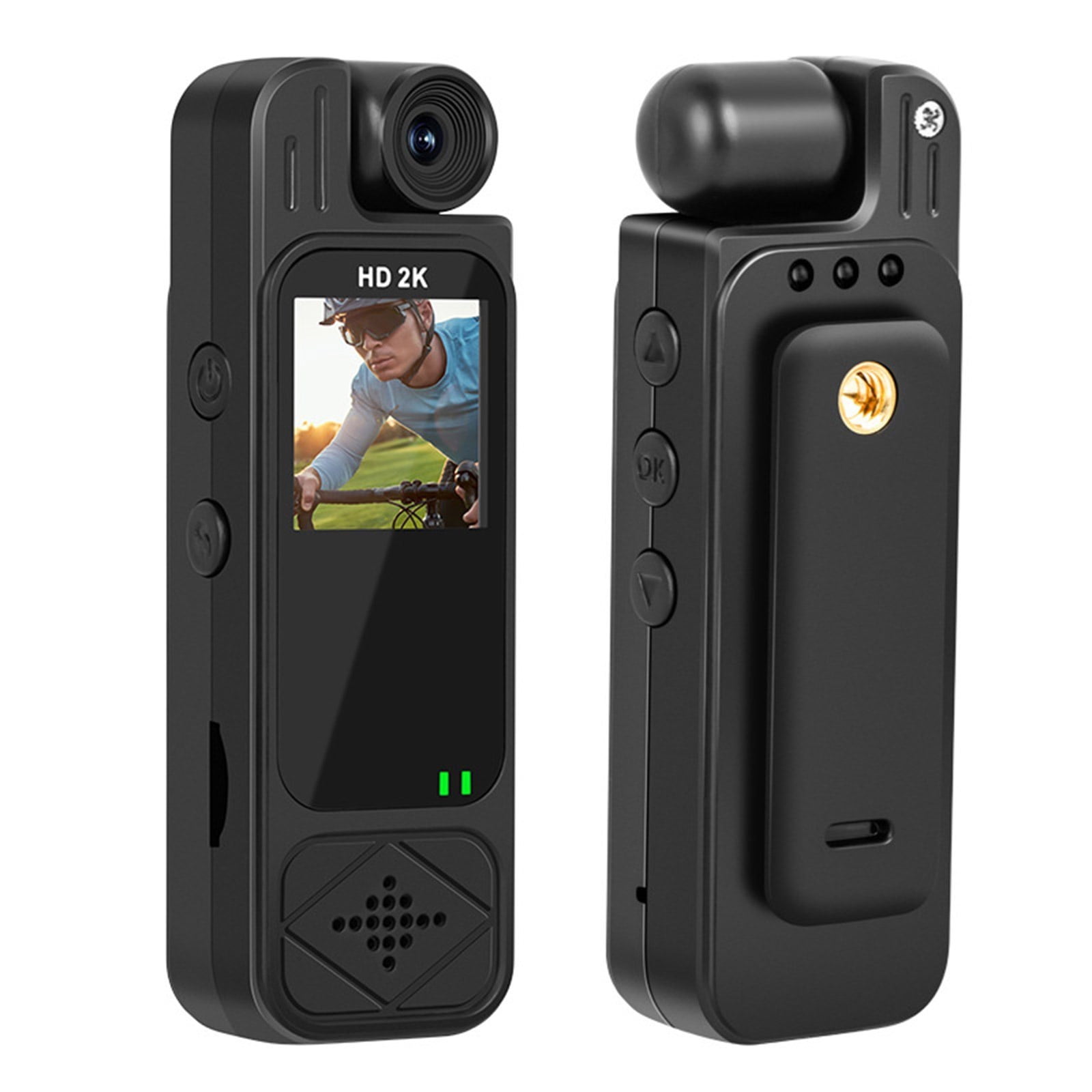 Small Camera With Night Visioning And 128GB Storage Support Pocket Video Camera For Hiking And Cycling Activity