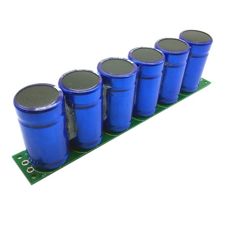 6pcs 2.7V 500F 2.5V Farad Capacitor Super Capacitance With Protection Board