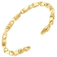 thumbnail image 2 of Pompeii Men's Designer Seed Link 14k Gold (25gram) or Platinum (41gram) 5.5mm Bracelet, 2 of 3