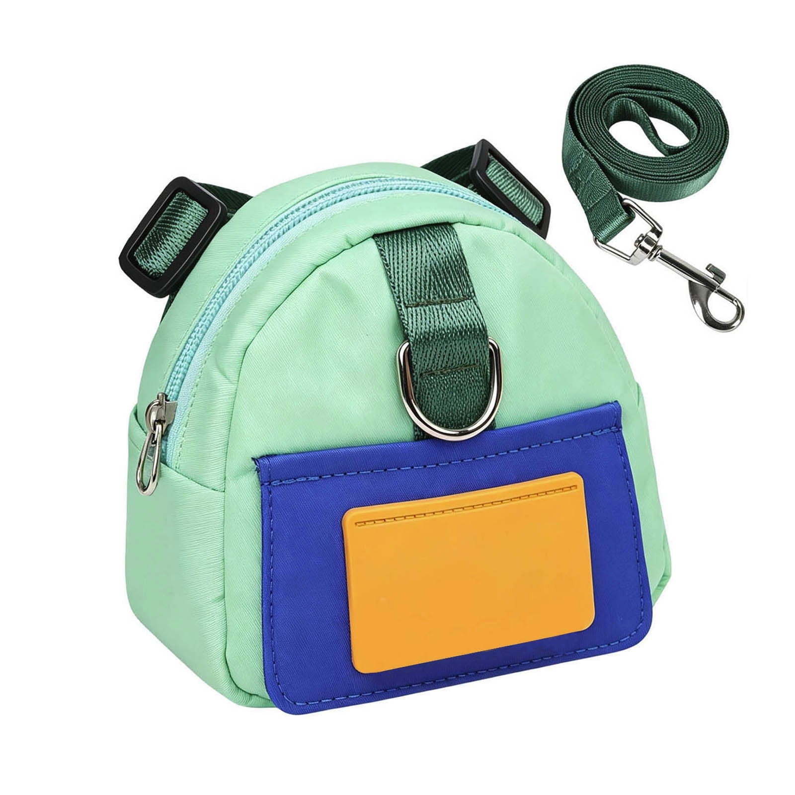 Nnndbs Dog Backpack Harness with Leash Adjustable Self Backpack Saddle Color Matching for Small Medium Dogs Walking Travel