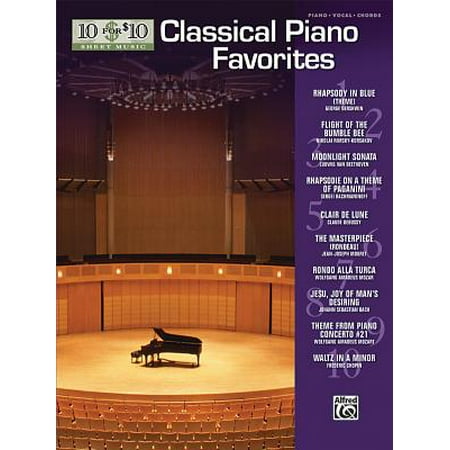 - 10 for 10 Sheet Music Classical Piano Favorites : Piano Solos
