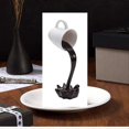 thumbnail image 4 of Spilling Coffee Cup Sculpture Magic Pouring Splash Unique Home Decor, 4 of 5