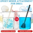 thumbnail image 5 of 12 Pieces Paint Mixer Drill Attachment,Helix Paint Mixer Resin Drill Mixer Paint Stirrers Drill Attachment for 1 Gallon of Paint Epoxy Resin Silicone Jewelry Casting Molds (Red, Blue, Black, White), 5 of 7