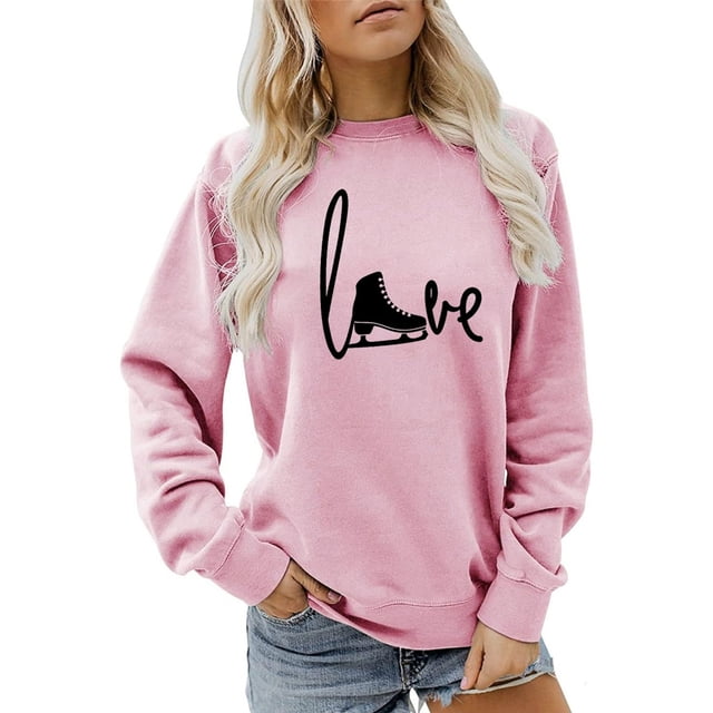 Mode Décontractée pour Femmes Imprimé Col Rond Manches Longues Chandail à Capuchon Haut Dames Hauts Manches Longues Sweat à Capuche Léger Combinaisons Femmes Grande Taille Sweat Court Femmes Chandails à Capuchon Dames Fermeture à Glissière Confortable