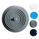 thumbnail image 5 of Naiovety Tapón para bañera de 15CM de diámetro, 2 uds., silicona de grado alimenticio, Color sólido, grandes, redondos, planos, para Suministros de limpieza para el hogar negro, 5 of 6