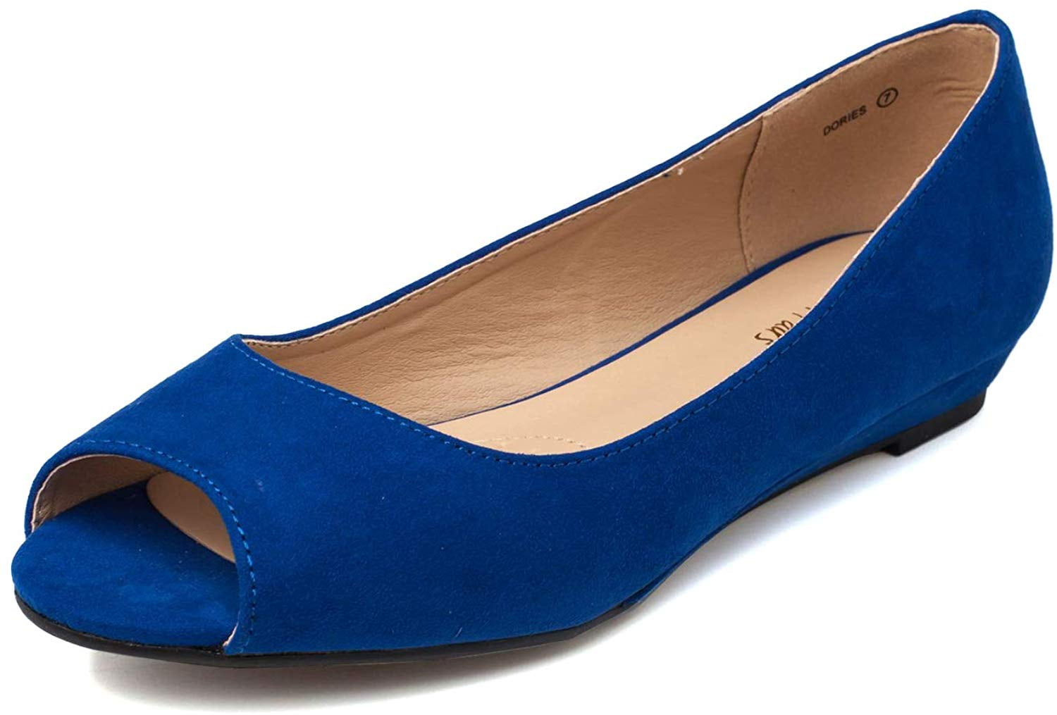 Fashion Peep Toe Flats Low Wedge Flats 