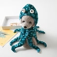 thumbnail image 4 of Small Dog Halloween Octopus Costumes, Pet Halloween Party Cosplay Dress, Funny Octopus Hat for Cat Puppy Small Dogs M, 4 of 6