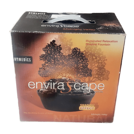 Homedics WFL-MDV EnviraScape Midnight Valley Illuminated Relaxation Fountain with Projection
