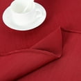 thumbnail image 3 of LingStar wine red Tablecloth Spillproof Wrinkle Resistant Table Cloths for Parties Dining Room Holiday 70"round, 3 of 7