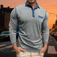 thumbnail image 3 of Mens T-Shirts with Pocket Summer Solid Fashion Casual Mens Dress Shirts for Work Wear, 3 of 8