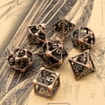 thumbnail image 5 of MACTANO Metal DND Dice Set Dungeons and Dragons Dice Set MTG RPG Board Game Toy-3D-Copper, 5 of 7