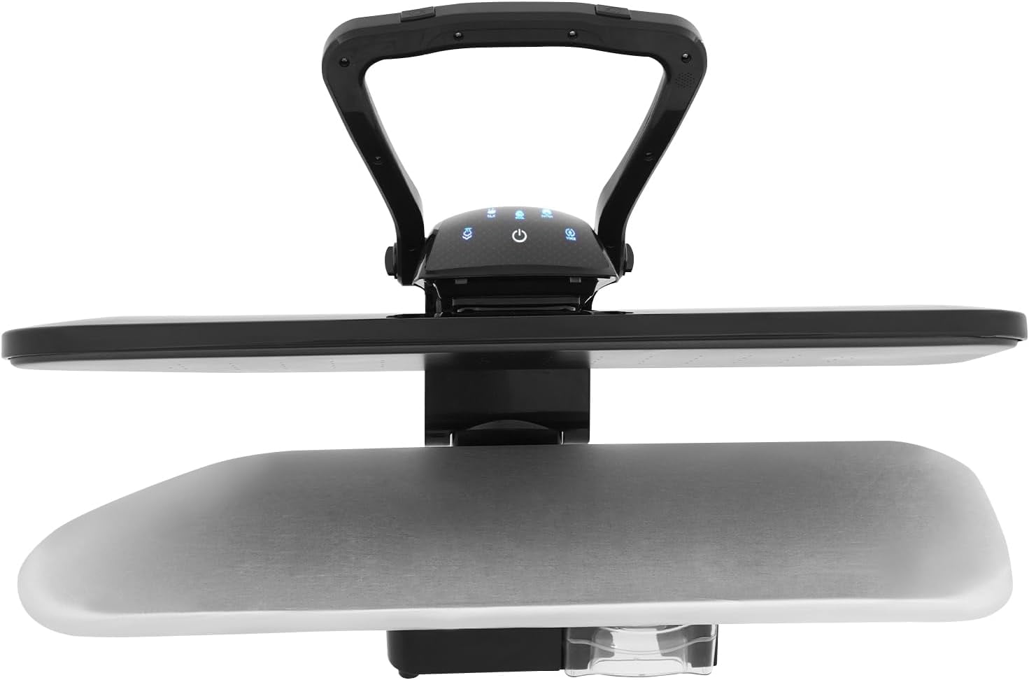 36" Intelligent Steam Press, 1600W 110V Large Digital Steam Press Professional Commercial Iron w/Touch Screen & Voice Prompts, 5 Fabric Functions and Overheating Protection for Clothes Sheets Fabrics
