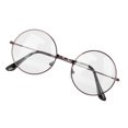 thumbnail image 2 of Gafas con lentes transparentes de estilo vintage, unisex, para hombres y mujeres, gafas con montura metálica, 2 of 8