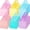 Pink, variant on 36 Pcs Pastel Non Woven Gift Bags Bulk with Handles, Polka Dot Goodie Bags Colorful Rainbow Party Favor for Birthday, Baby Shower, Wedding, Shoppings